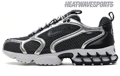 Stussy x Nike Air Zoom Spiridon Caged 2 'Pure Platinum' CU1854-001 Men New Sizes