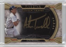 2018 Topps Five Star Golden Graphs /35 Alan Trammell #FGG-AT Auto HOF hn4