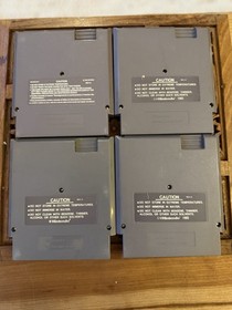 Jurassic Park, Robocop, Ghostbusters, Karate Kid NES Nintendo Game Lot