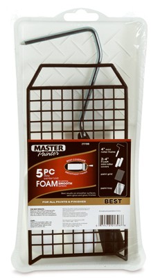 5-Pc. Mini Paint Roller Set, Two 4 In. Foam Rollers - 60194TV