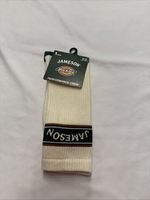 Dickies X Jameson Whiskey Collab 1 Pair Socks  Natural And Green Size 6-12