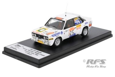 Fiat 131 Abarth Rallye Rally San Remo 1980 Jolly Club Tognana Cresto 1:43 Trofeu