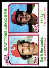 1979 Batting Leaders (Keith Hernandez / Fred Lynn) 1980 Topps #201 MLB READ