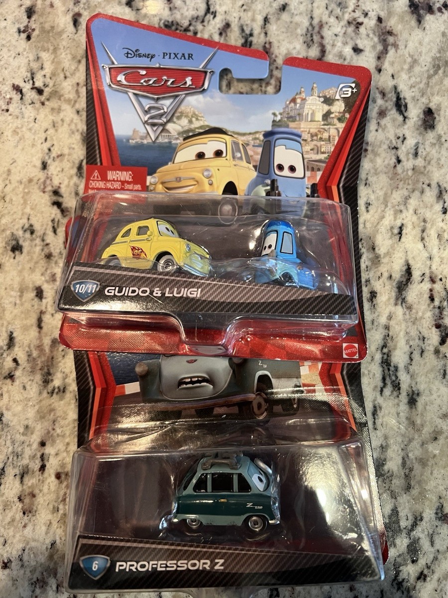 2 Disney Cars 2 Professor Z #6 1 Luigi 1 Thomas Coal Car for sale