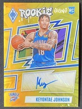 Keyontae Johnson 2023-24 Panini Phoenix Rookie Signs Yellow Auto RC /35 #RS-KYJ