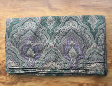 Ralph Lauren Rare Bohemian Purple Green 100 Cotton KING Duvet Cover