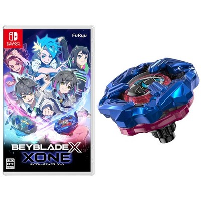 Nintendo Switch Beyblade X XONE Shinobi Knife 4-60LF Metal Coat Blue Game Soft
