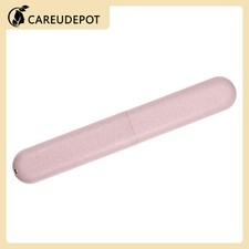1Pcs Traveling Toothbrush Box Holders Case PP Pink 8.07''x1.22''x0.83''