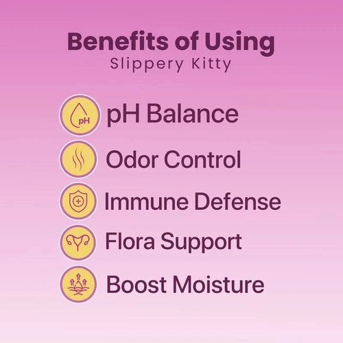 Kitty Queen Slippery Kitty – Feminine Probiotic + Moisture Gummies - Picture 3 of 5