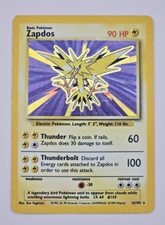 Pokémon TCG, ZAPDOS 16/102 Holo Rare Base Set Unlimited, LP on eBay