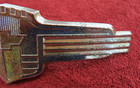 1940S 1941 1942 GM CHEVROLET EMBLEM BADGE WINGED BOWTIE HOOD 9 1/2" RARE HOT ROD — photo 8