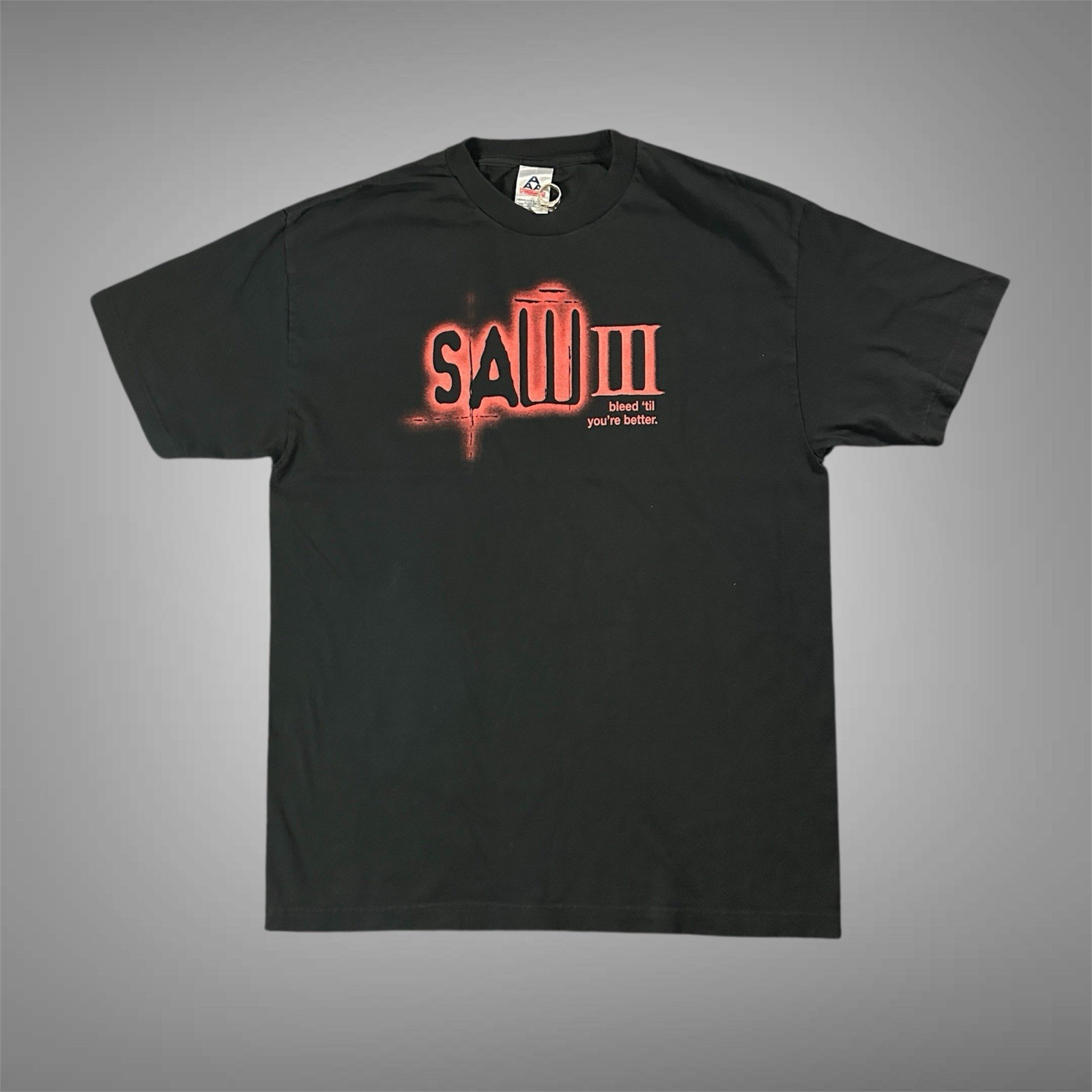 Saw 3 men's large horror movie promo tee t-shirt jigsaw