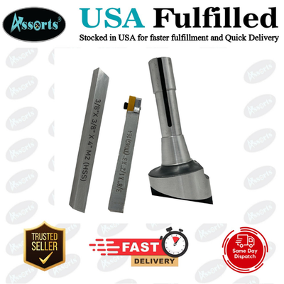 #ad Assorts 2.5quot; Fly Cutter with R8 Shank 7 16quot; UNF Drawbar for Milling Machines $64.60