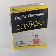 English Grammar For Dummies (UK Edition, USED Paperback, 2007) by Ward & Woods