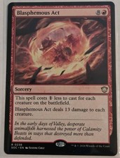 Blasphemous Act Commander: Secrets of Strixhaven Regular