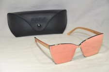 Diff Eyewear Goldie XS Sunglasses, Pink Lenses w/ Orange Arms, MINT CONDITION