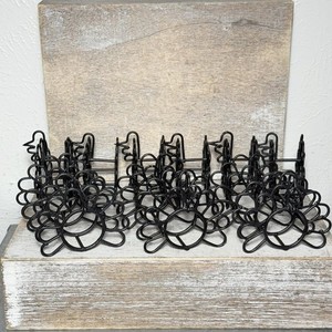 Lot of 12 Unbranded Thanksgiving Metal Wire Turkey Shape Napkin Holders