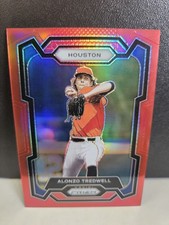 2024 Panini Prizm Alonzo Tredwell Red Prizm Parallel/299 #285 - Astros