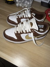 Nike Dunk Low Cacao Wow Gold HM3725-171 Youth for kids Shoes size 4Y