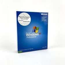RARE Sealed Microsoft Windows XP Professional Version 2002 (Box in nice shape)