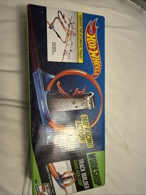 Hot Wheels Workshop Track Builder Quick Kick Loop 360 Racing Action New