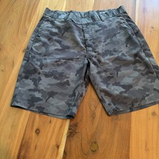 G/Fore G4 Golf Shorts Maverick Hybrid Camo 34 Gray Polyester NWT MSRP $145