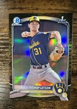 2025 Bowman - Chrome Prospects Bishop Letson Reptilian Refractor Bowman 1st