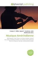 Frederic P. Miller (U. A.) | Musique AméRindienne | Taschenbuch | FranzöSisch