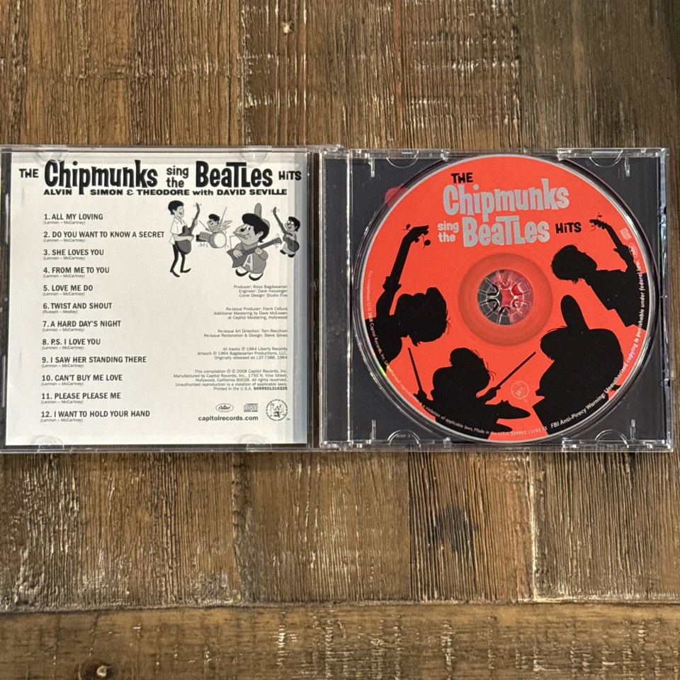 The Chipmunks Sing the Beatles Hits by The Chipmunks DISCS IN EUC - SHIPS FAST! - Image 3 of 4