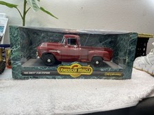 Ertl American Muscle 1955 Chevy 3100 Stepside Pickup Die Cast Truck 1:18 Scale