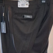 Michael Kors Mens Brown Mix Twill Dress Pants...