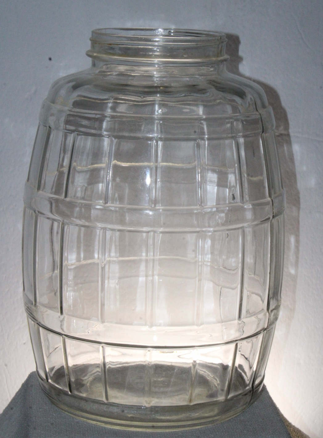 Vintage Pickle Jar Barrel General Store Large 13" No Lid | eBay