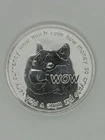 1 Oz .999 Fine Silver Round WOW Doge Dogecoin Kabosu Rare Shiba Inu Crypto #513