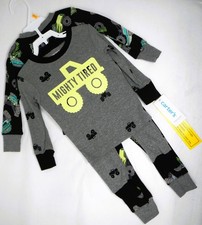 Carter's Toddler Boys Monster Truck Mighty Tired 4pc Pajama Set 36