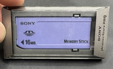 Sony 16MB OEM Memory Stick Card MSA-16A With Sony Case Rare Made in Japan
