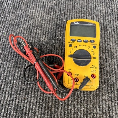 IDEAL 61-340 Test-Pro Multimeter Voltmeter Ohm meter Cat III 600 Volt With Leads