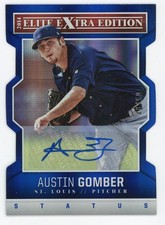 2014 Elite Extra Edition - Austin Gomber #41 (RC) Die Cut Auto /50 Cardinals