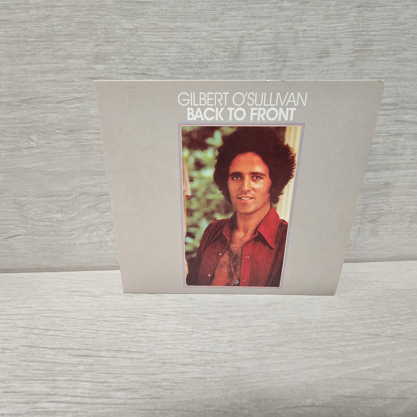 Back to Front - Gilbert O'Sullivan CD Deluxe Edition 2012 Digipak 3 Bonus Tracks