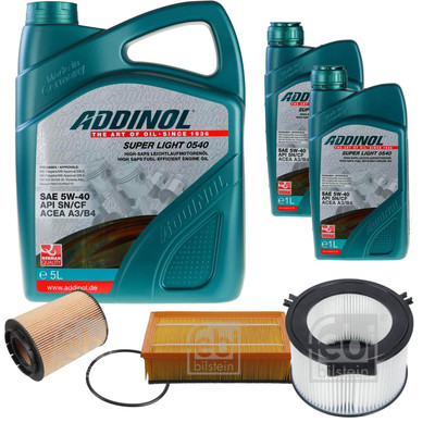 FEBI Inspektionspaket 7L ADDINOL SUPER LIGHT 0540 für VW Transporter IV Bus