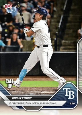 2025 Topps Now Card 588 Bob Seymour 1st Career HR (CU) -25 Cent Shipping!