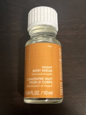 Moroccan oil Night Body Serum in a glass bottle, 0.34 oz/10ml