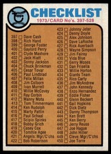 1973 Topps Checklist: 397-528 #453 Ex Combine Shipping