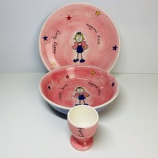 Whittard Of Chelsea Fairy Magic And Wishes Set : Plate, Bowl And Egg Cup