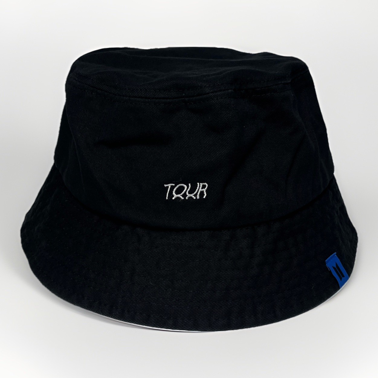 Sombrero de cubo BTS MOTS TOUR negro logotipo de mercancía gran éxito entretenimiento talla única NUEVO