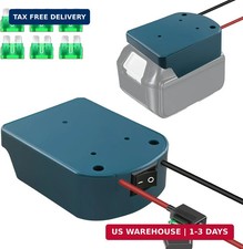 2 Pack Power Wheel Adapter for Makita 18V LXT Battery, with ON/Off Switch, Fuses