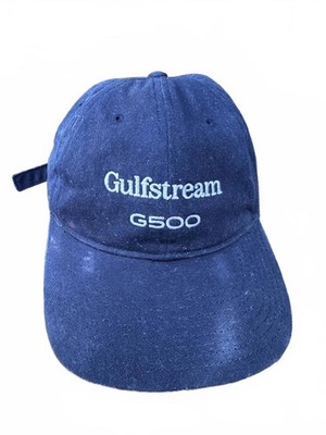 Gulfstream G500 Strapback Hat Navy Aviation Cap