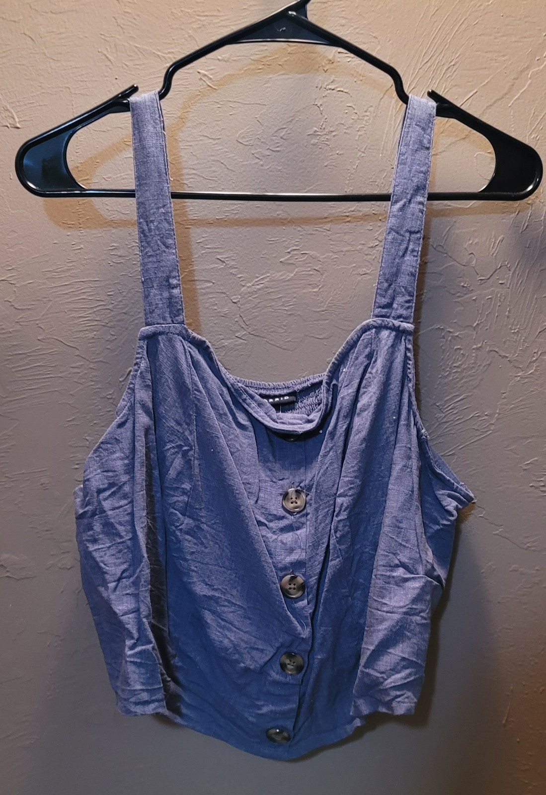 Torrid Cropped Denim Corset Top in Plus Size 2