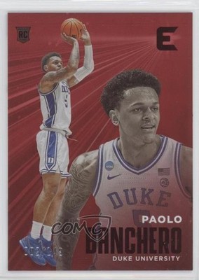 2022 Chronicles Draft Picks Essentials Red /149 Paolo Banchero #2 Rookie RC n0j