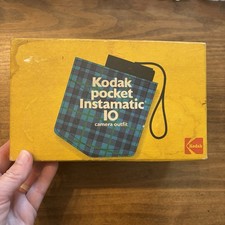 Vintage Kodak Pocket Instamatic 10 Camera Outfit In Original Box/Not tested