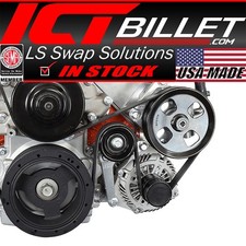 Soporte alternador completo L77 polea loca G8 SS Caprice Factory LSX Billet
